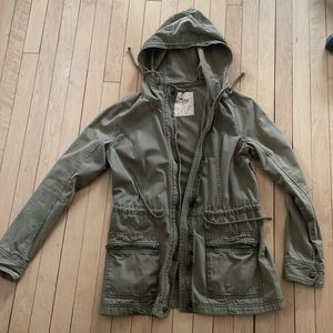 Green jacket Hollister size Large